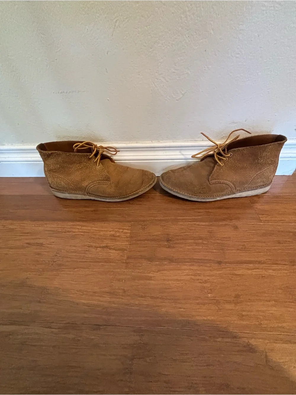 Red Wing Shoes Men's Tan Suede Chukka Boots